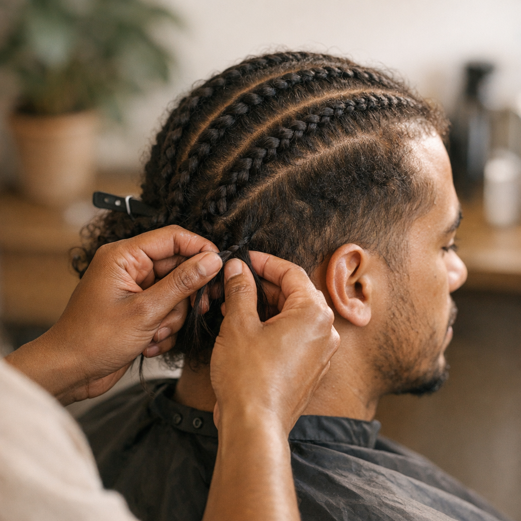 Comment faire des tresses collées homme sans abîmer les cheveux