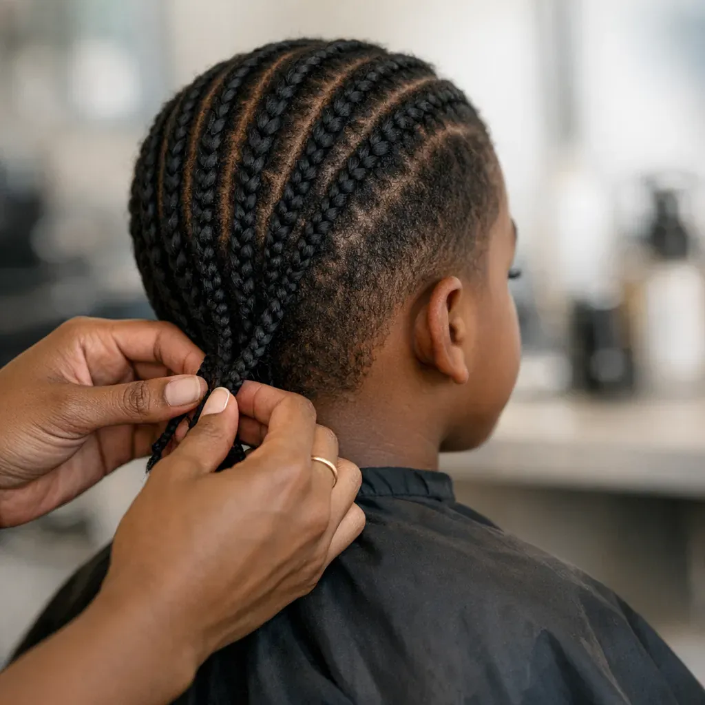 La Tresse garçon sur Cheveux courts gagne en style sans tirer